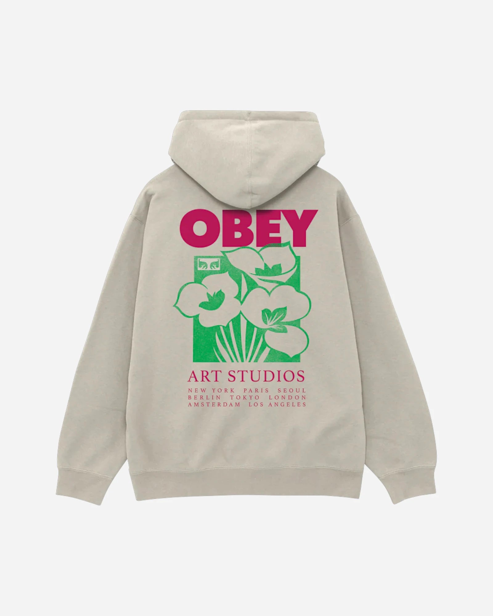 Obey Art Studio Flowers Premium Pullover Moonstruck