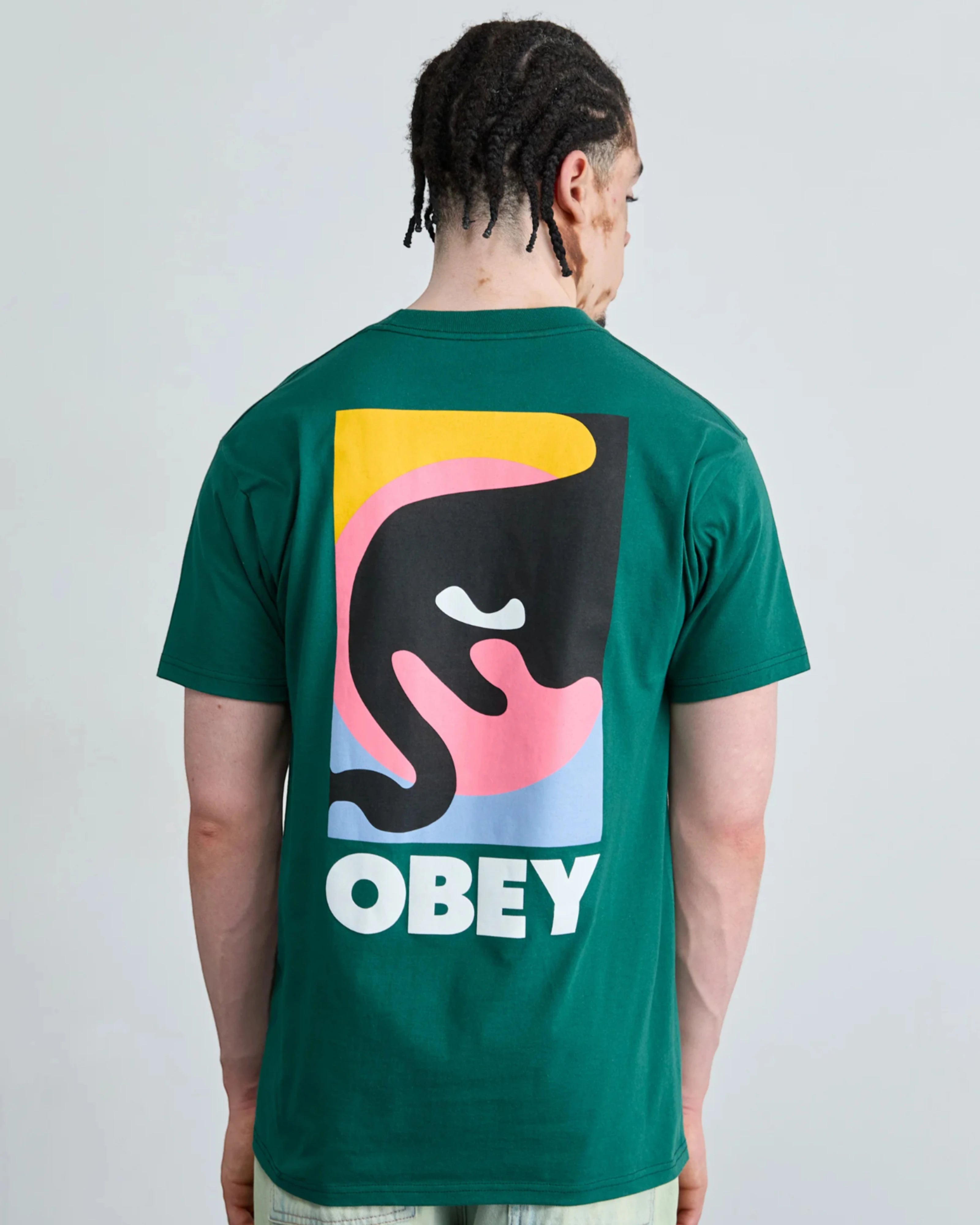 Obey Quarter Icon Tee Rainforest