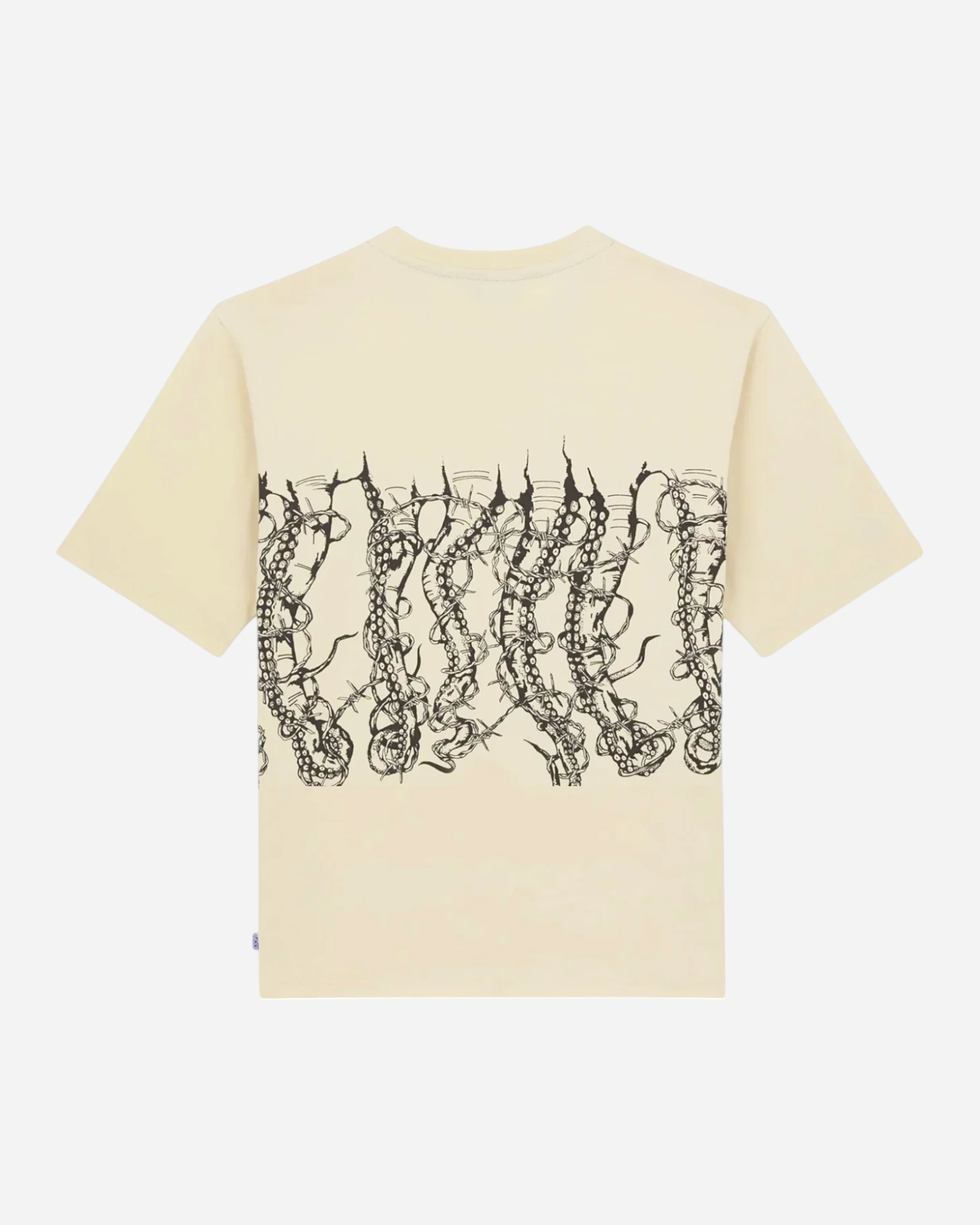 Octopus Barbed Wire Tee Giorgio Di Salvo Cream