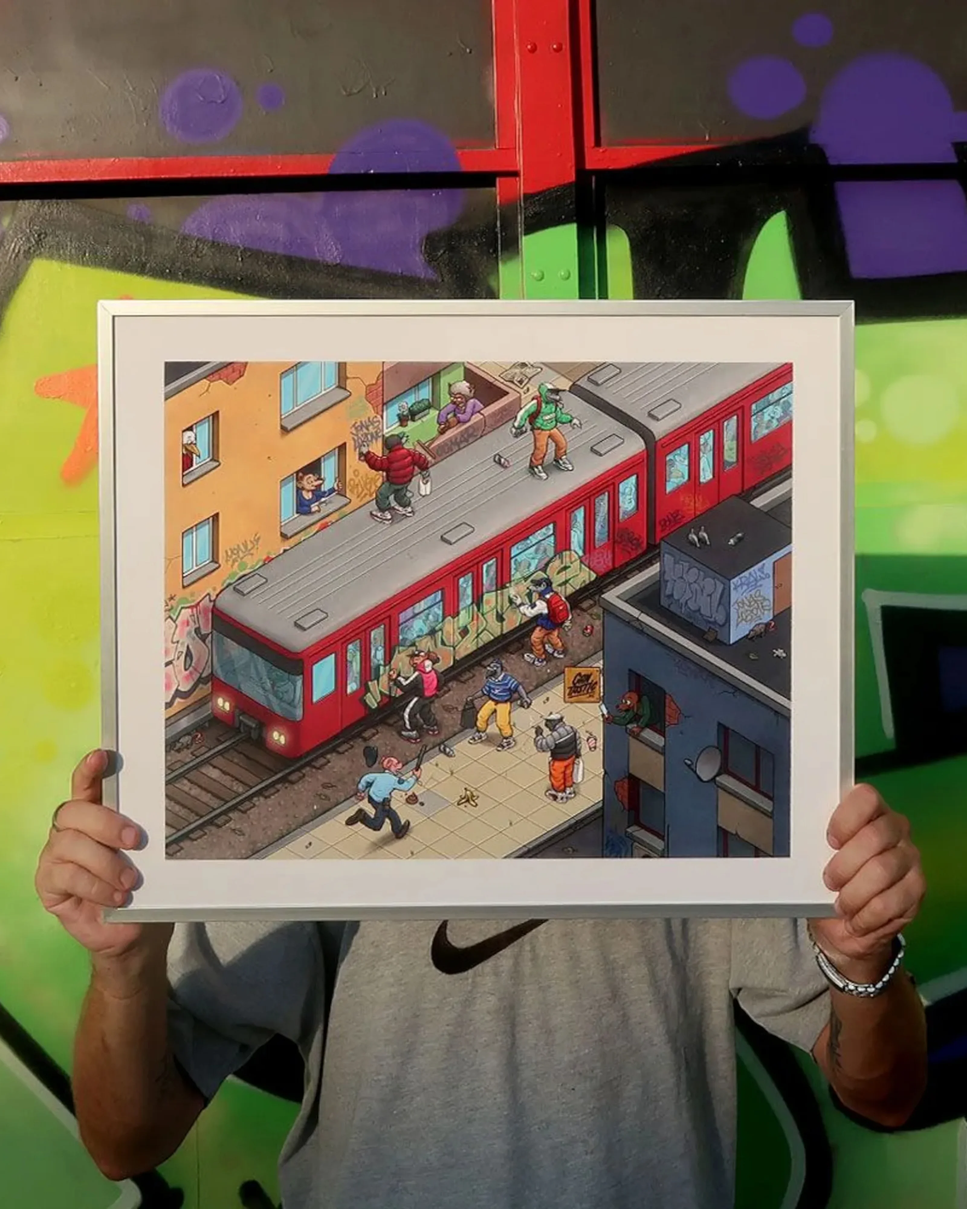 Beastville Backjump - Jonas Cozone 40x50 Print