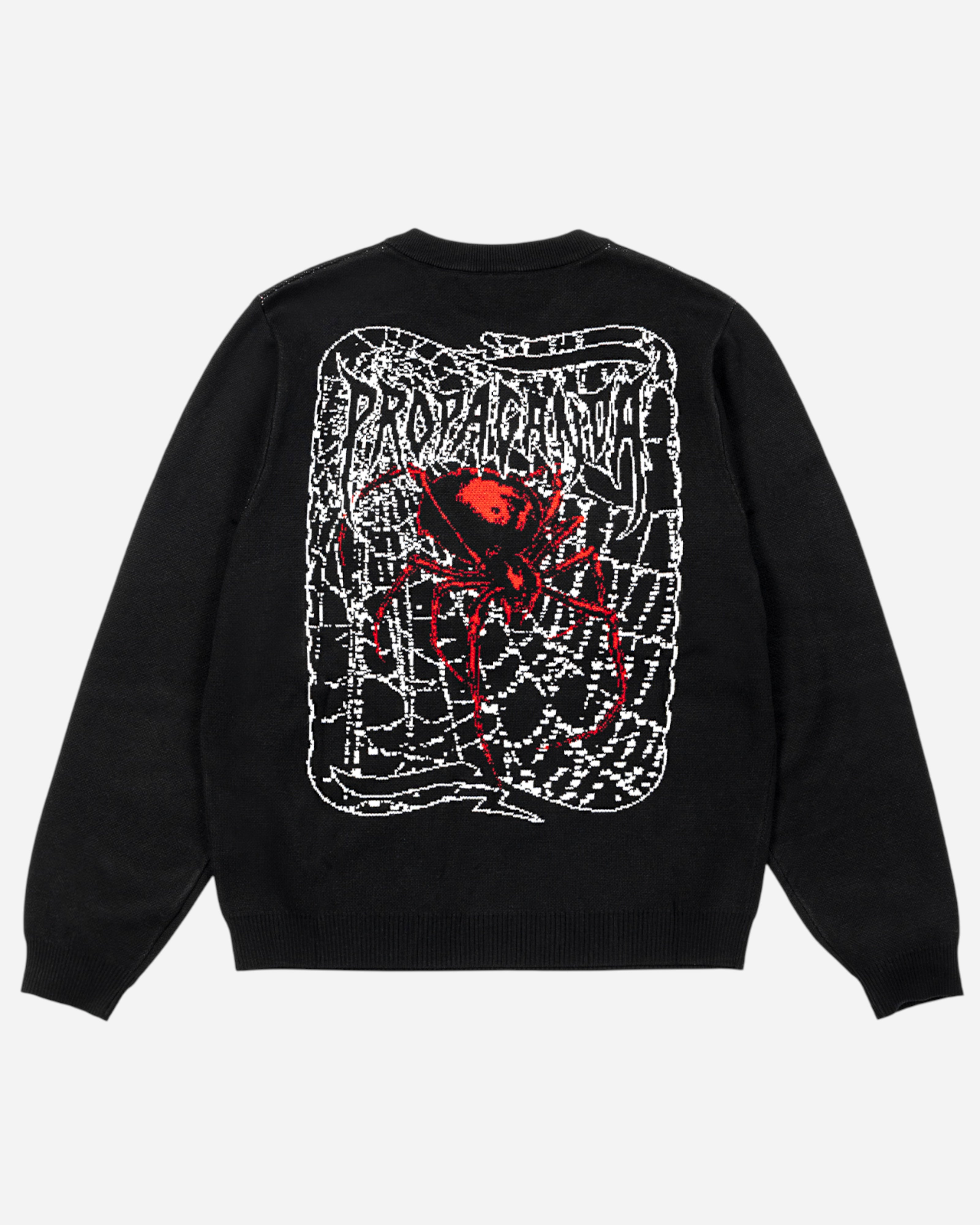 Ribs Spider Knitwear Black