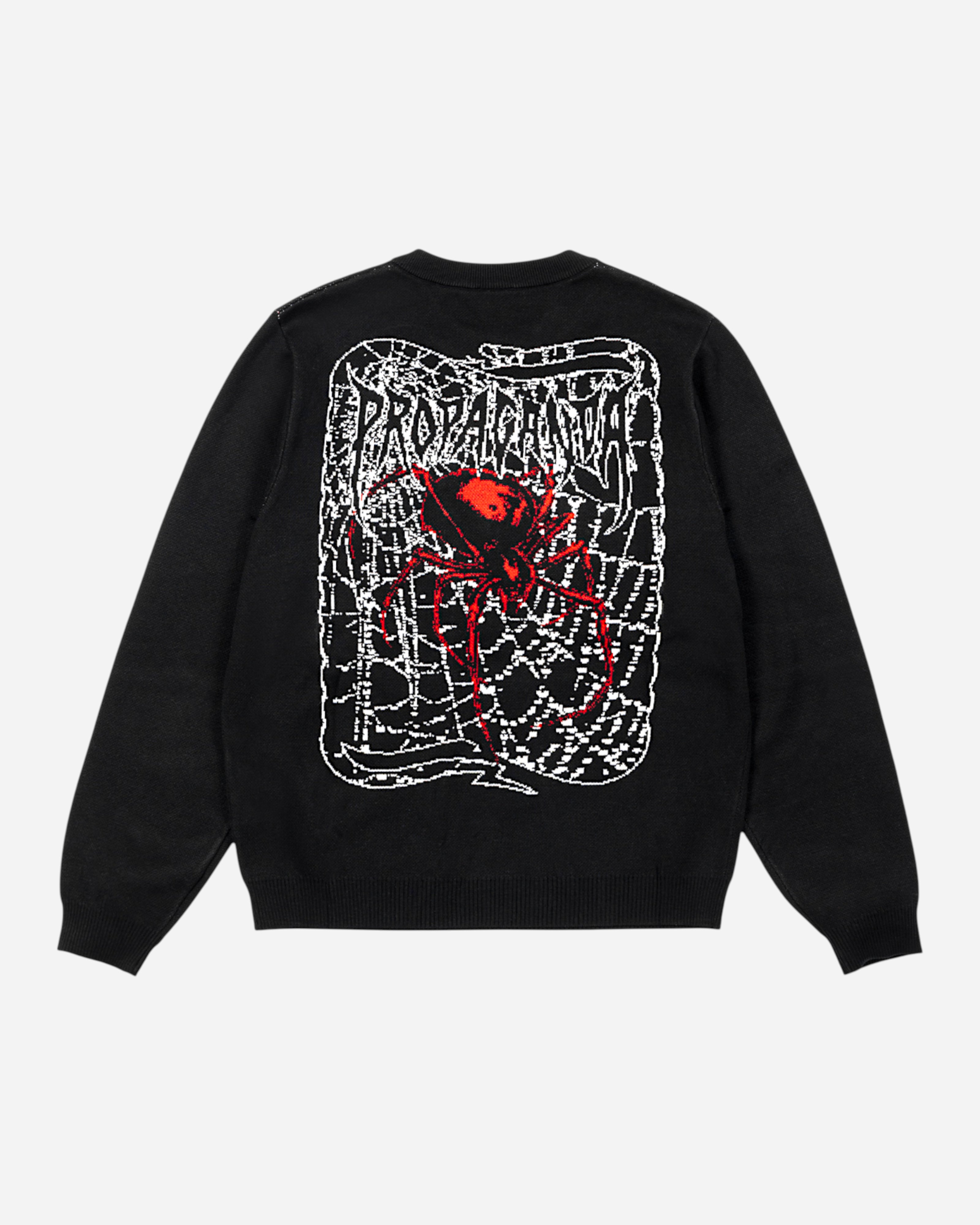 Ribs Spider Knitwear Black