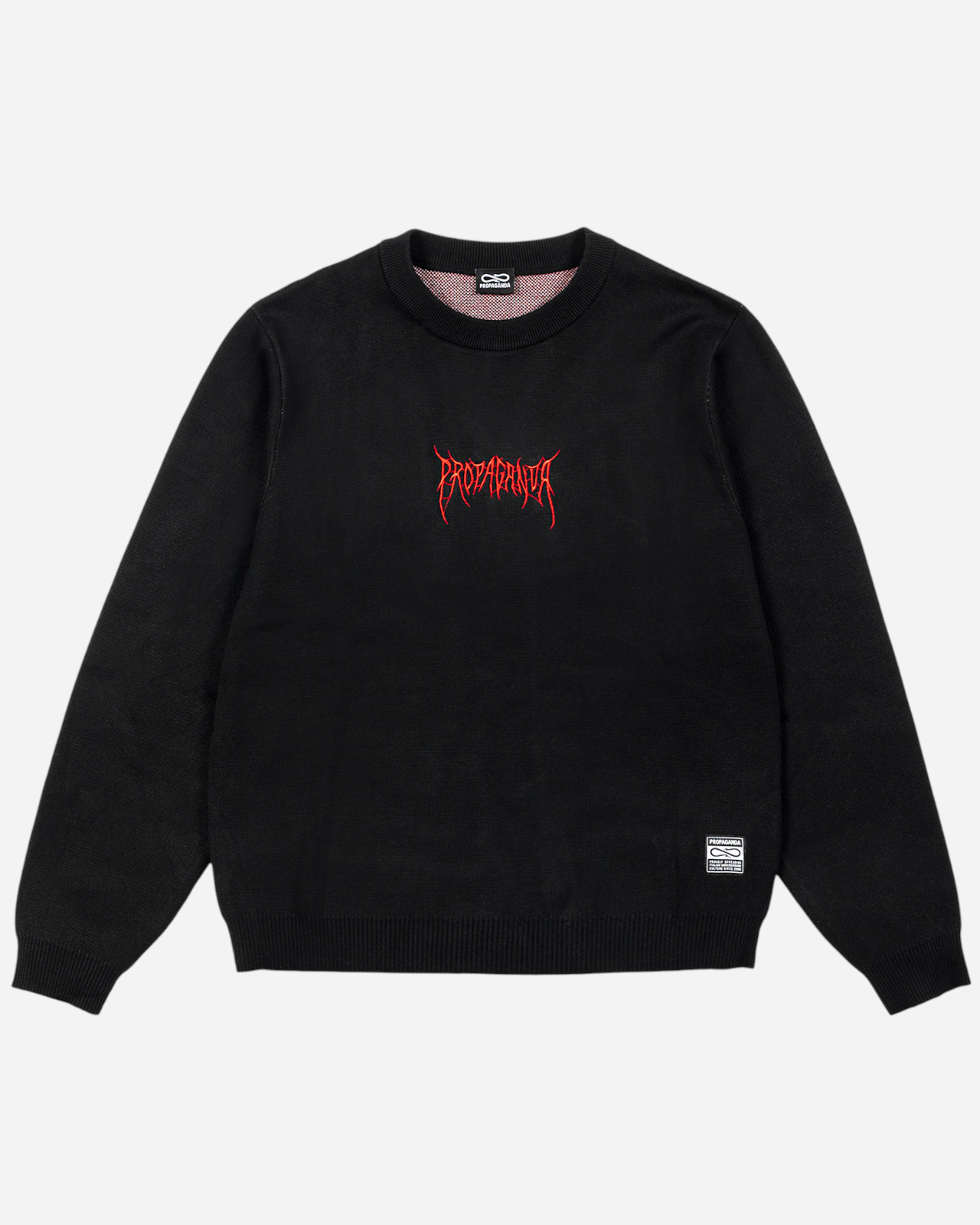 Ribs Spider Knitwear Black