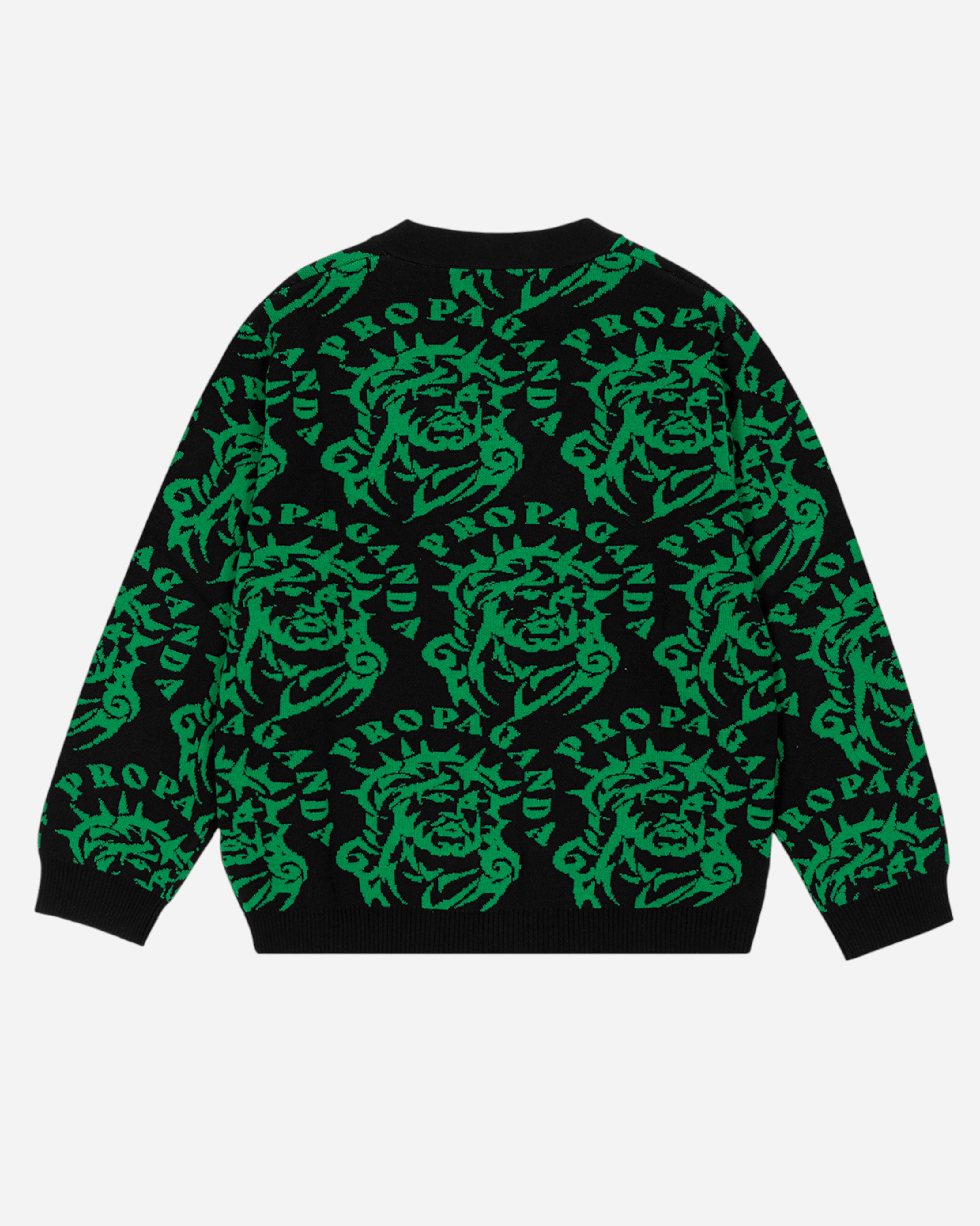 Propaganda Sacred Cardigan Black / Green