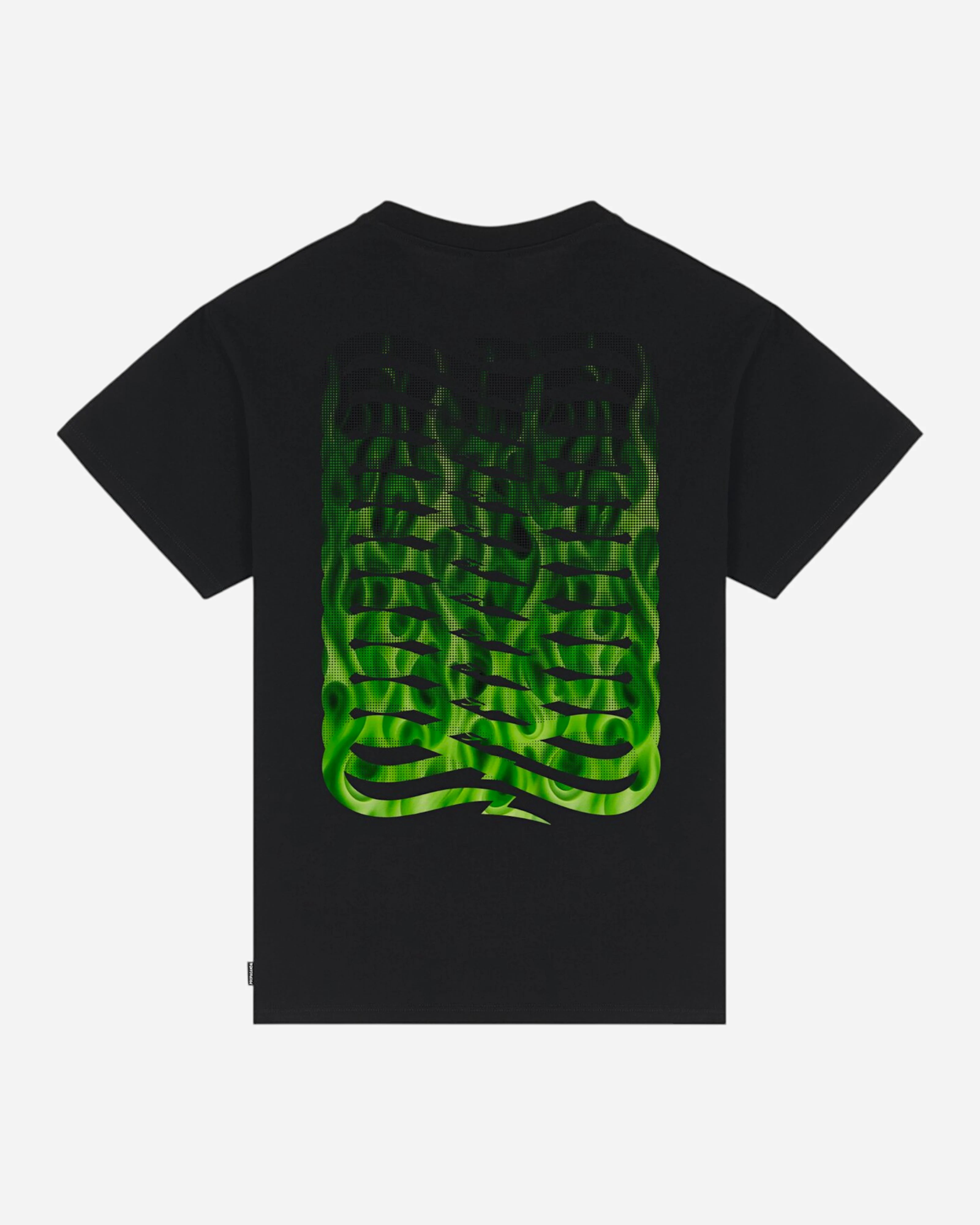 Ribs Flame T-shirt Black