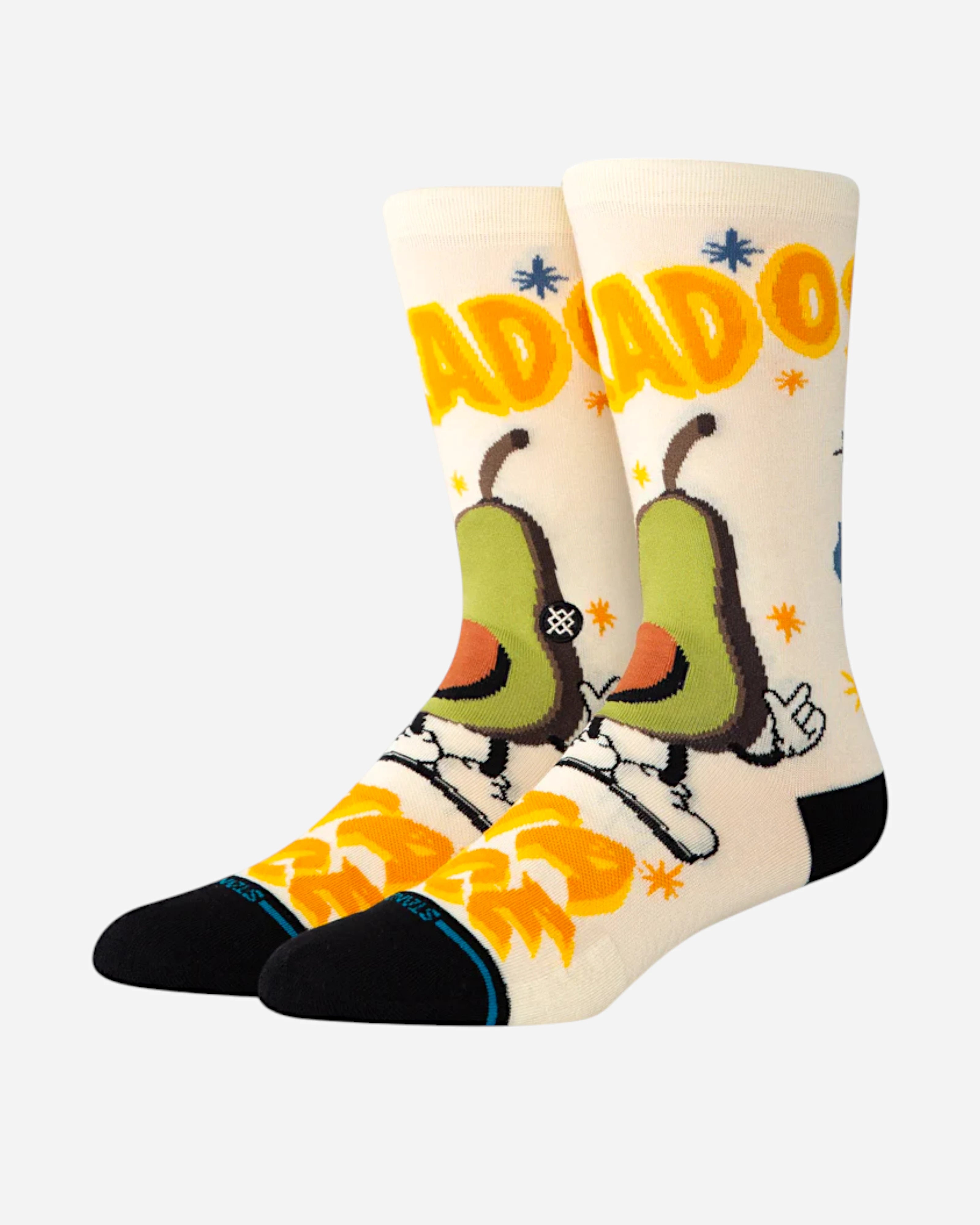 Food Stand Crew Sock Canvas