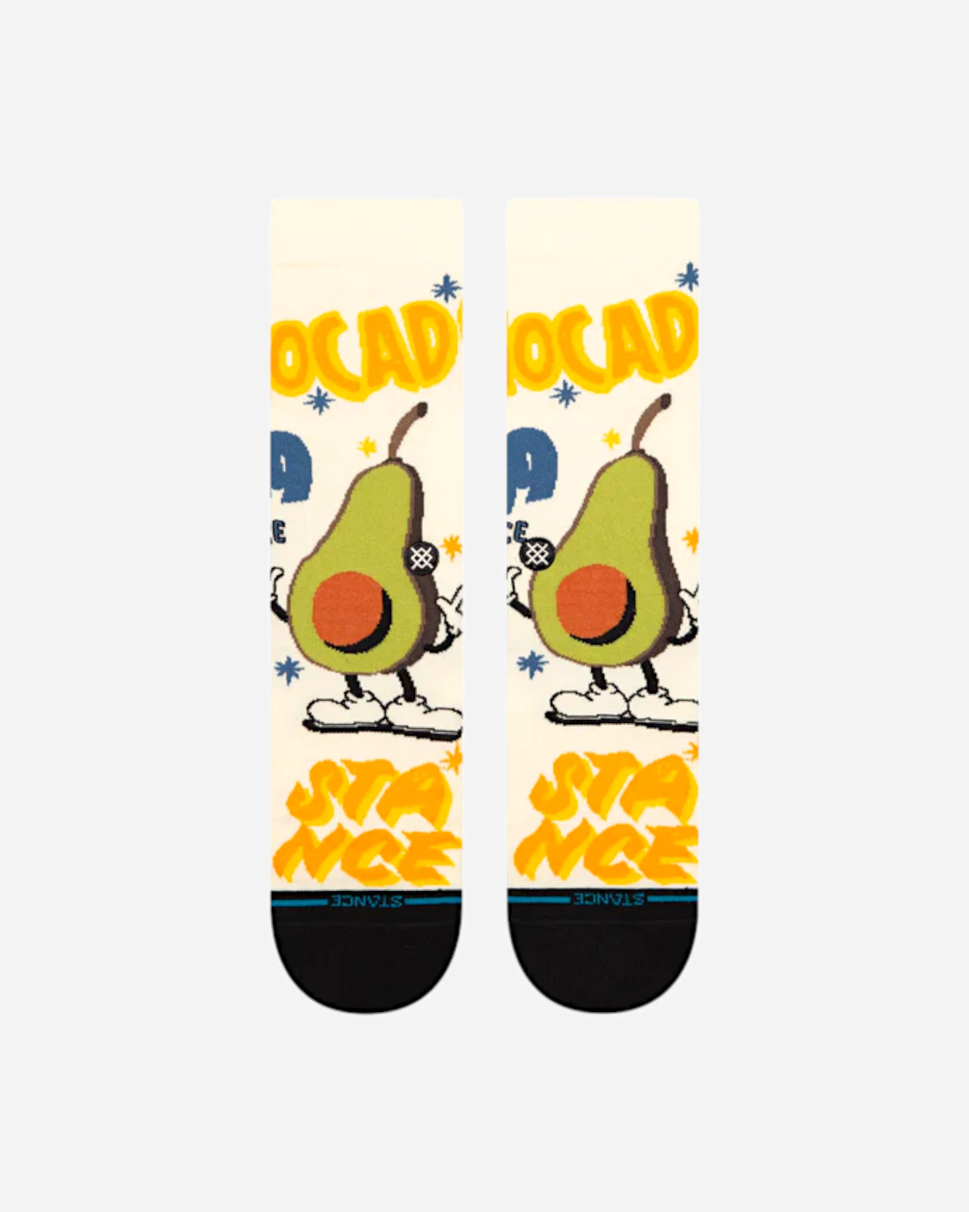 Food Stand Crew Sock Canvas