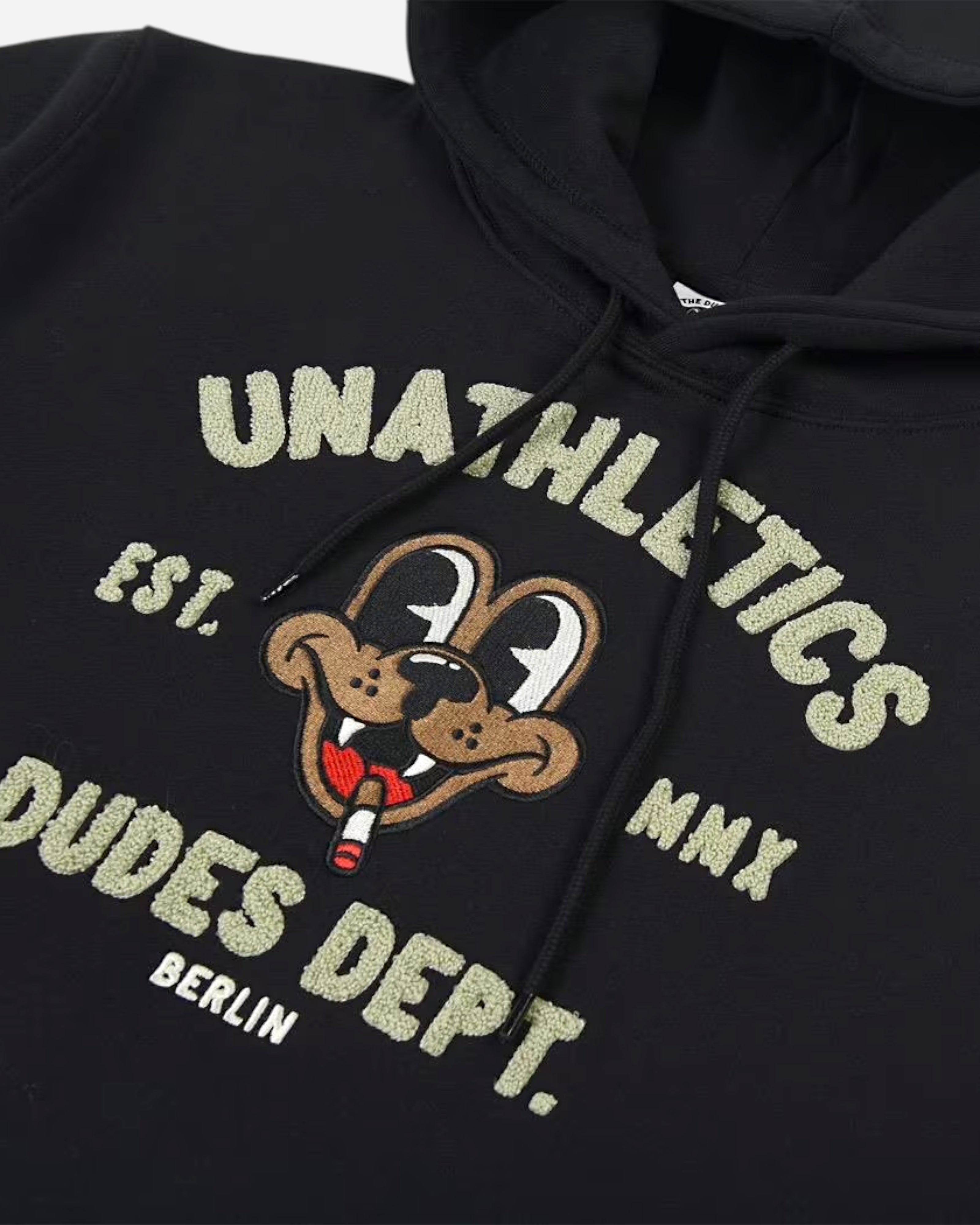 The Dudes Unathletics Dept Hoody Black