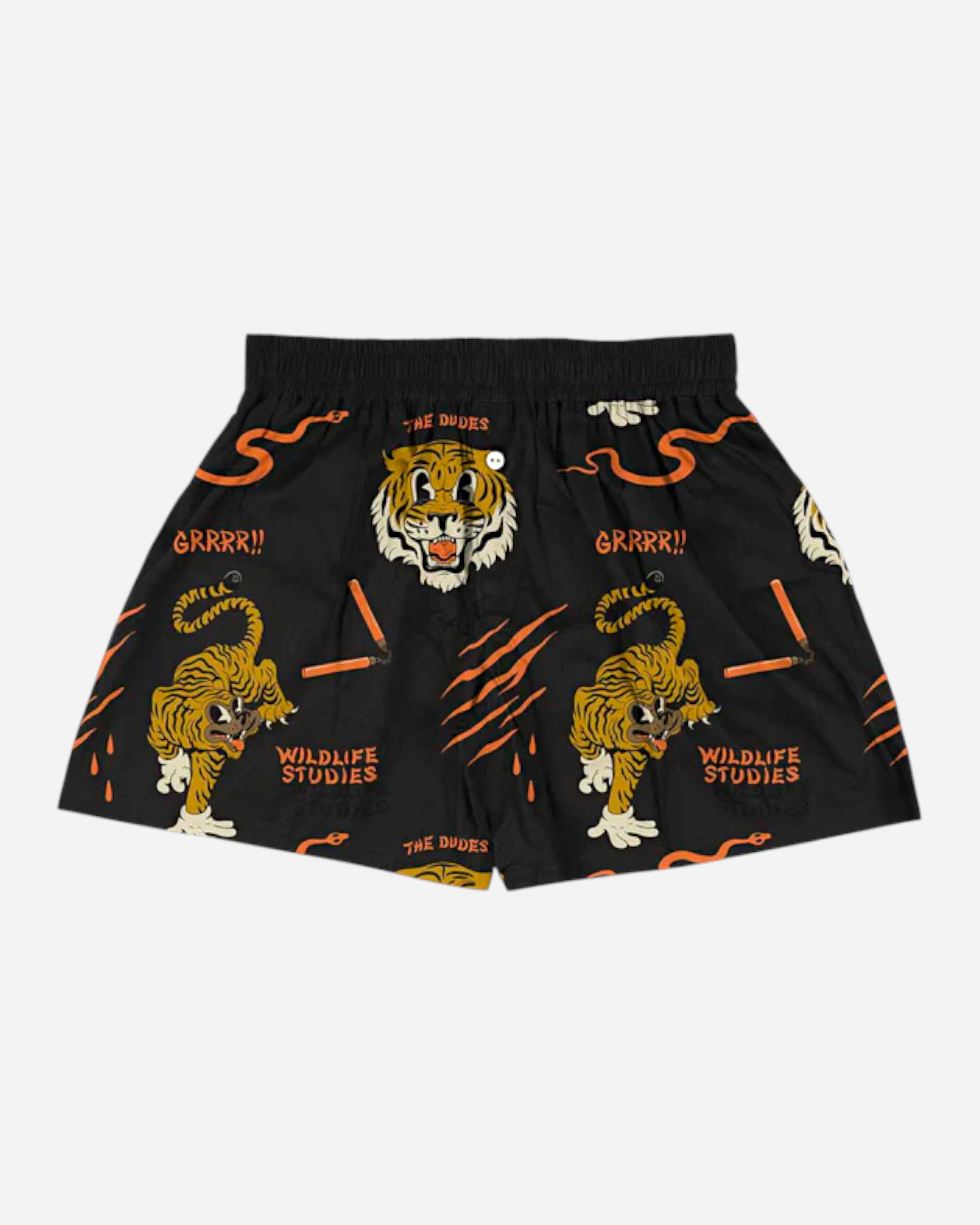 The Dudes Wildlife Studies Boxers Black