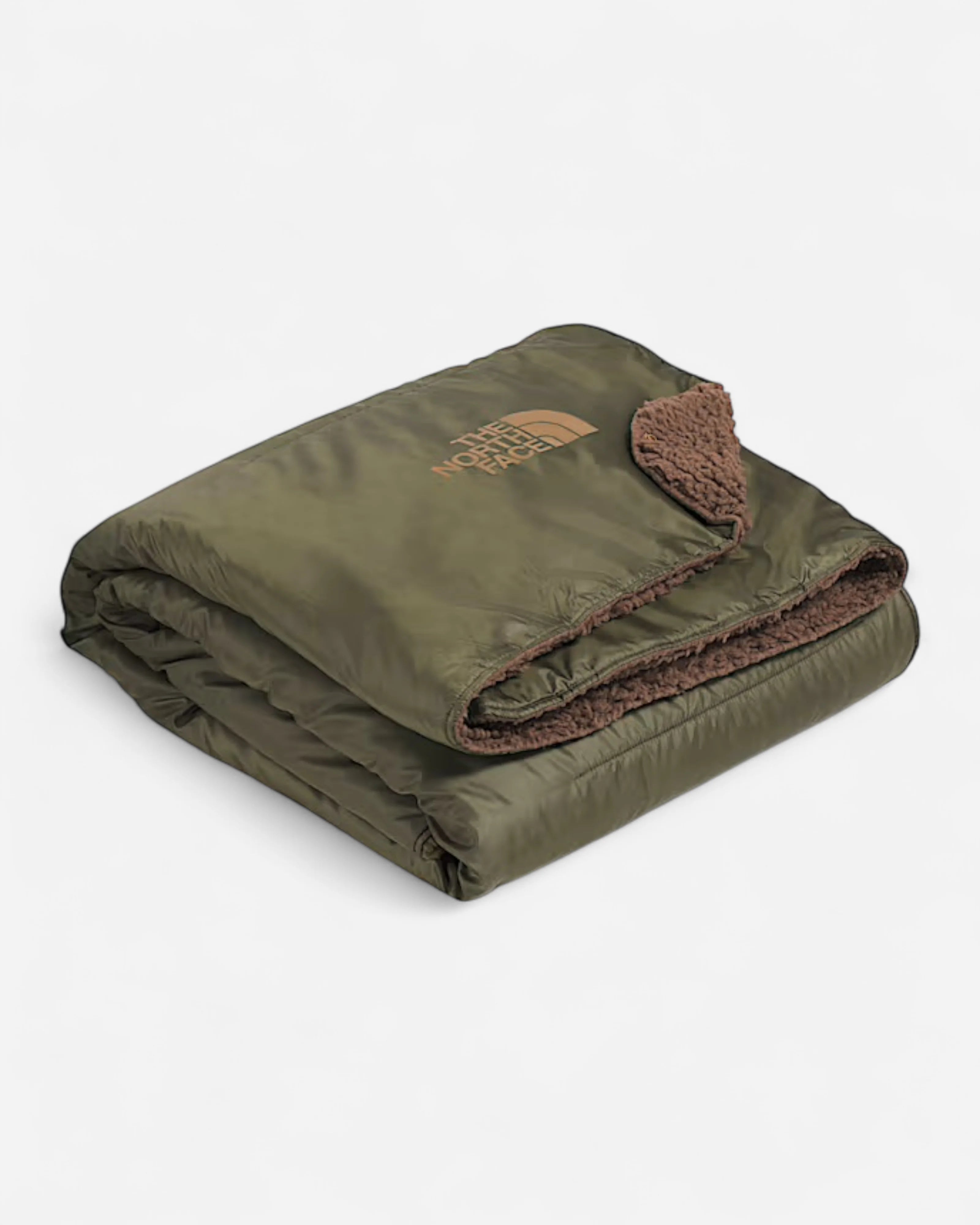 Wavona Fuzzy Bklanket Jacket New Taupe Green Smokey