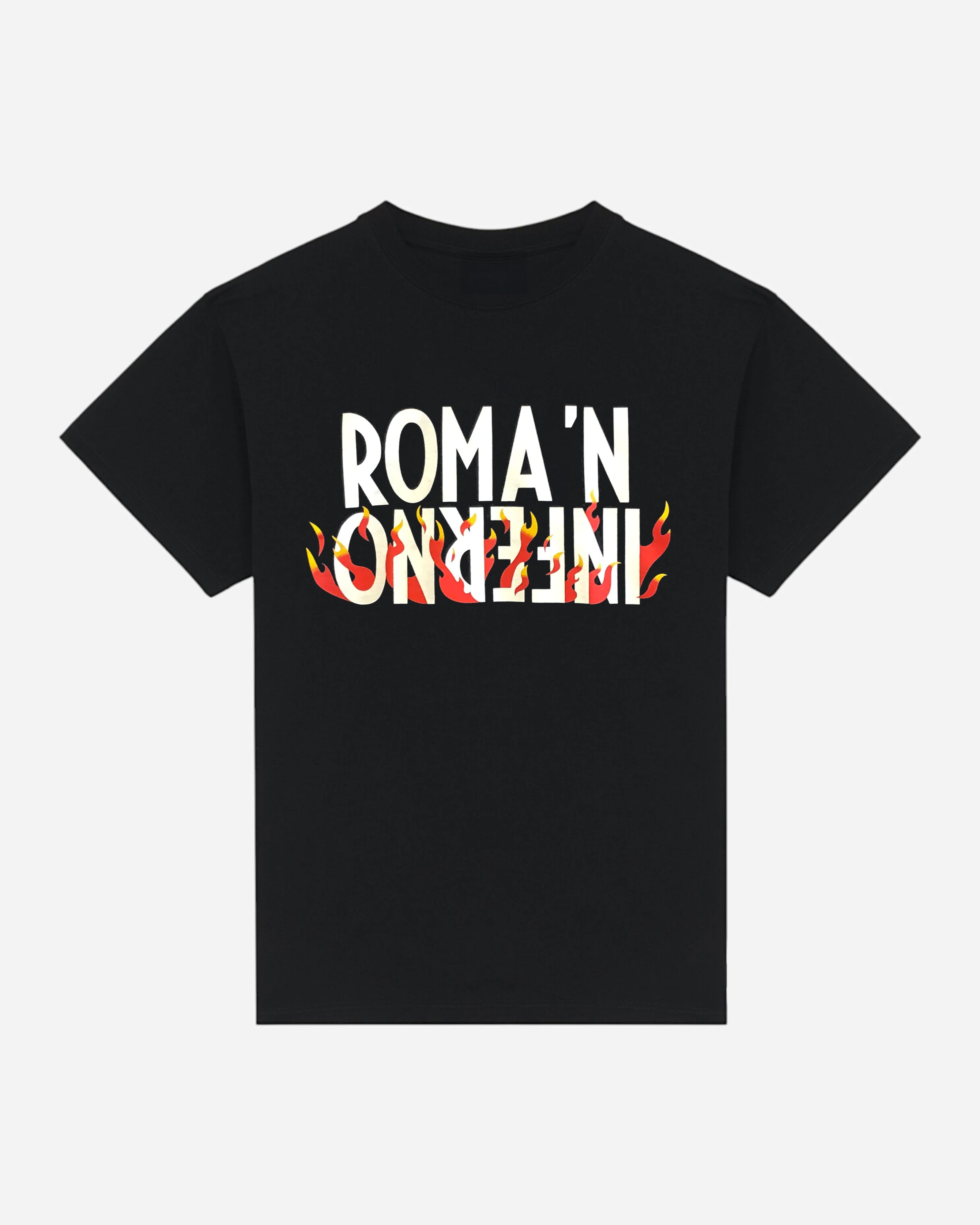 Roma 'N Inferno Flame T-shirt Black