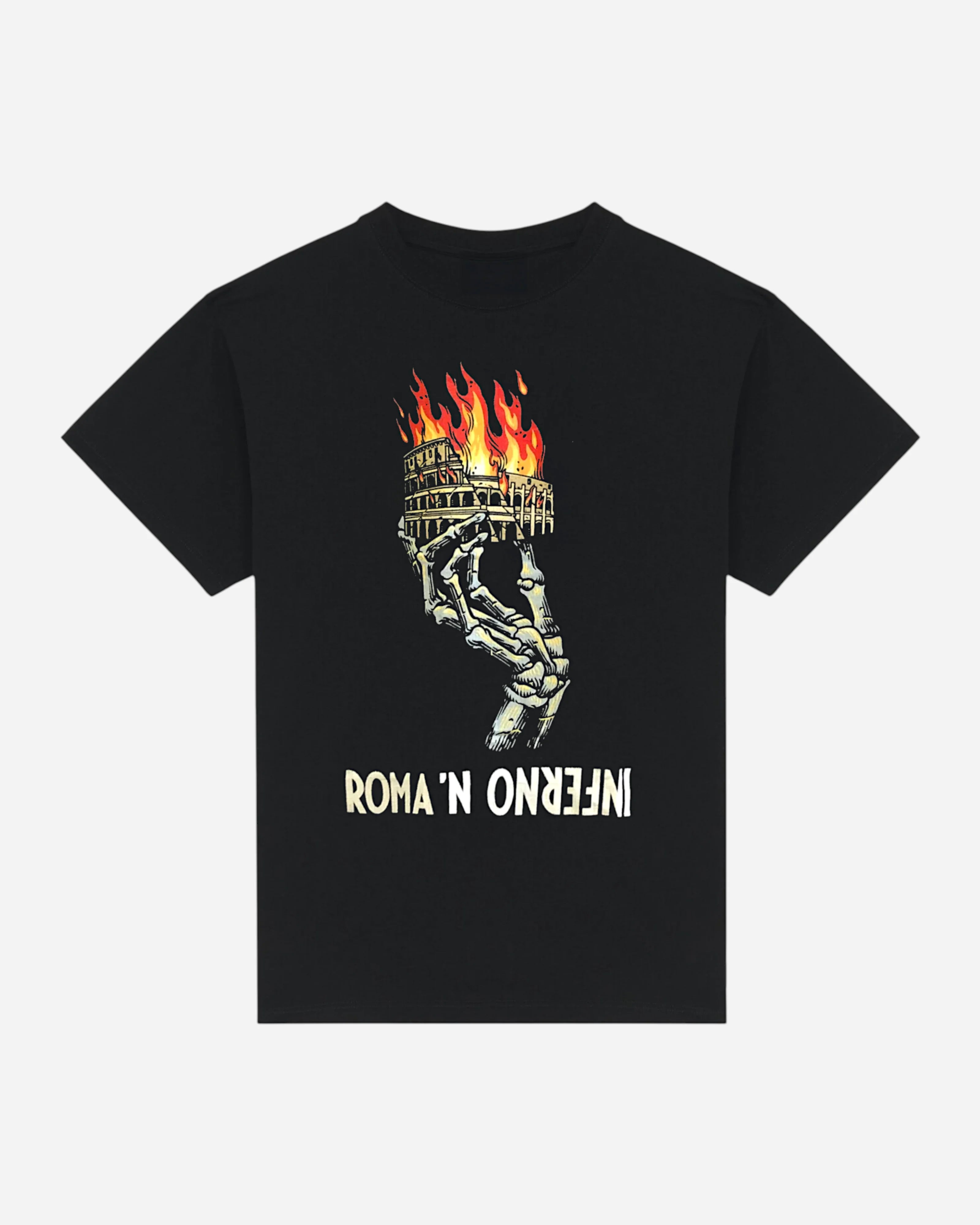 Roma 'N Inferno Graphic T-shirt Black