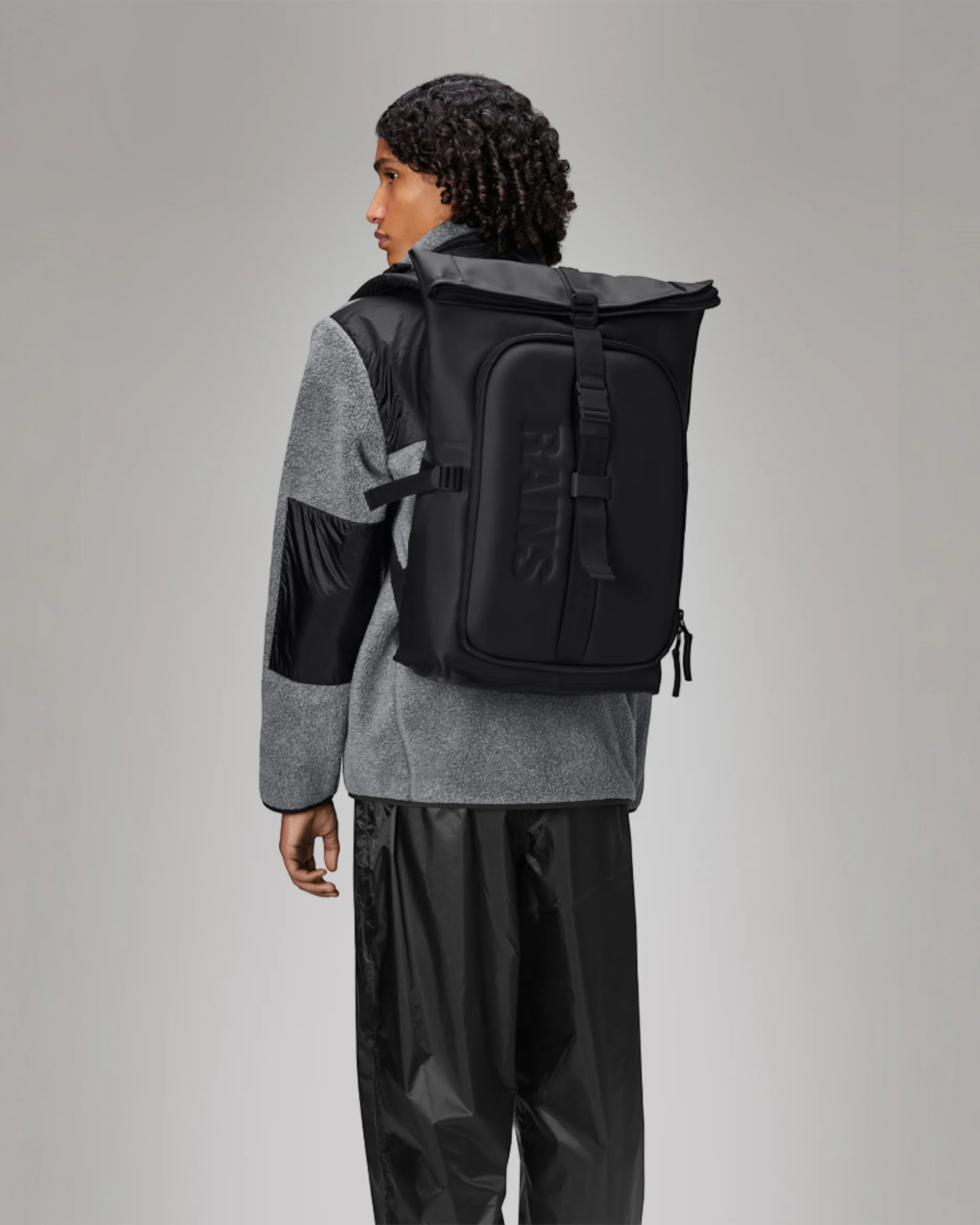 Texel Moulded Backpack Black