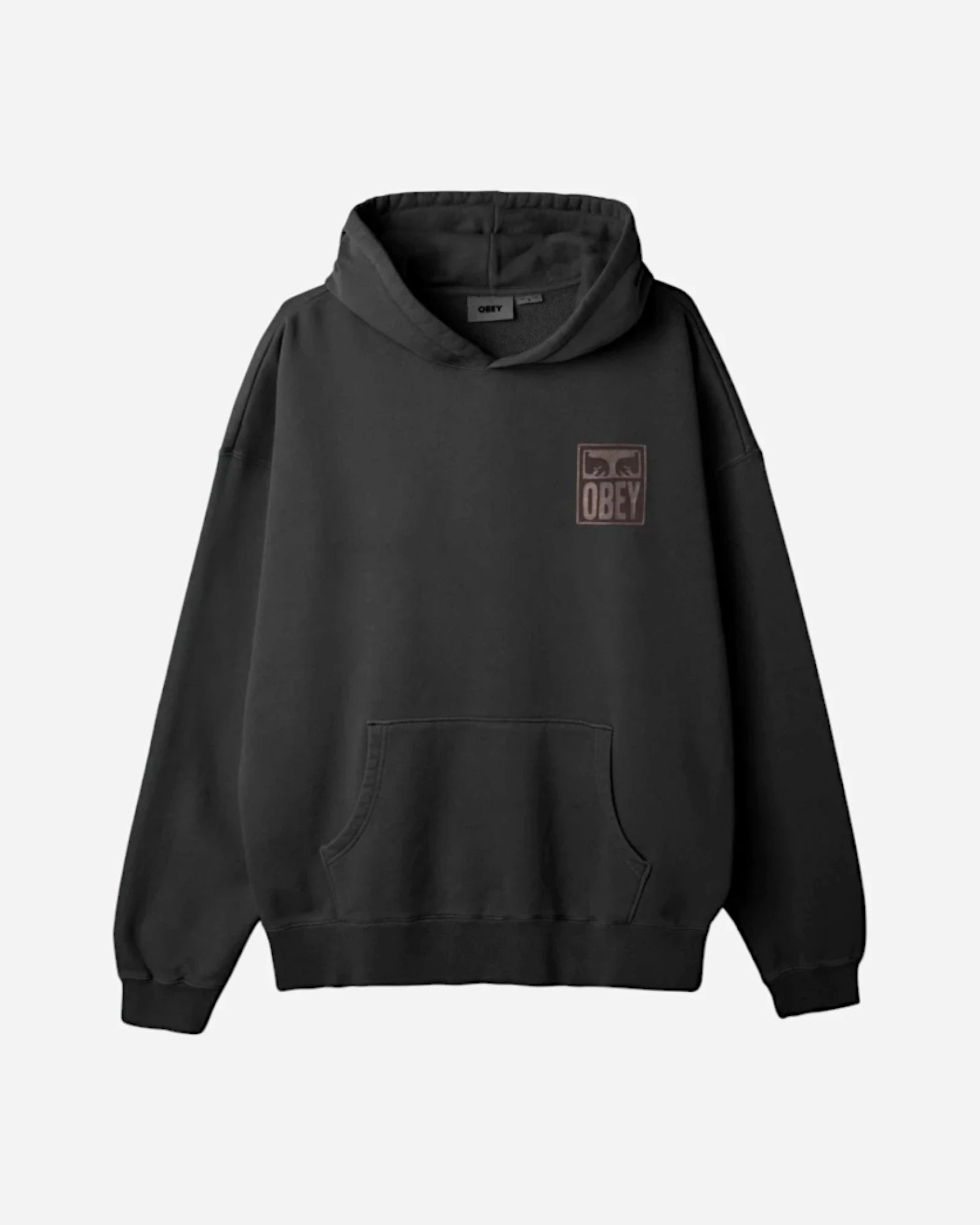 Pigment Obey Eyes Icon Extra Heavy Hood Fleece Black